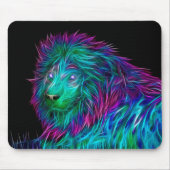 Tapis De Souris Lion Abstrait (Devant)