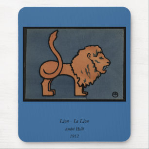 Tapis De Souris Lion - Antiquaire, Illustration de livre coloré
