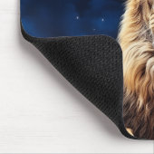 Tapis De Souris Lion au clair de lune (Coin)