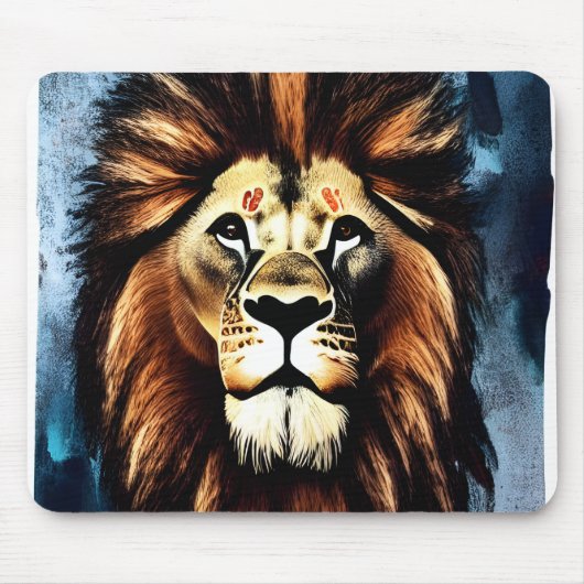 Tapis De Souris Lion d'Afrique sauvage d'Artsy (Devant)