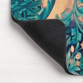 Tapis De Souris Lion dans la Forest, William Morris (Coin)