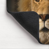 Tapis De Souris lion dans le mousepad d'obscurité (Coin)