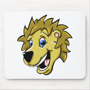 Tapis De Souris Lion de bande dessinée