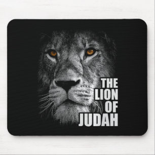 Tapis De Souris Lion de Juda Jésus Foi Chrétienne Sur La Peur Prem