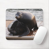Tapis de souris Lion de mer (Avec souris)