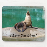 Lion de mer Mousepad