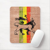 Tapis De Souris Lion de roi de reggae (Avec souris)