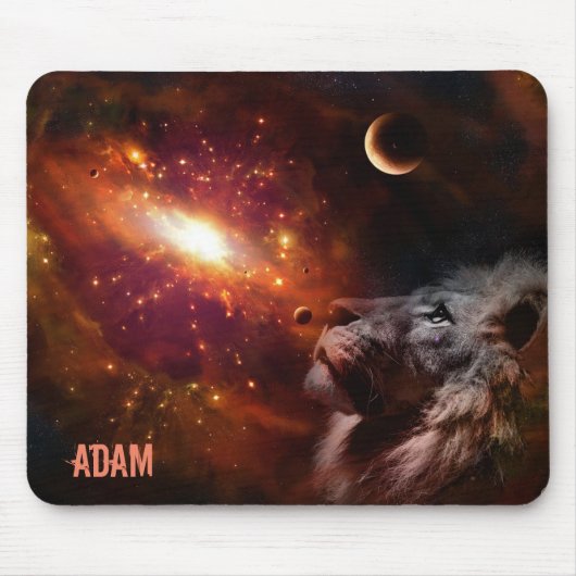 Tapis De Souris Lion Leo Zodiaque (Devant)
