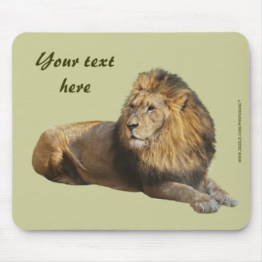 Tapis de souris Lion mâle (Devant)