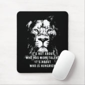 Tapis De Souris Lion - Mots Motivationnels - Inspiration (Avec souris)