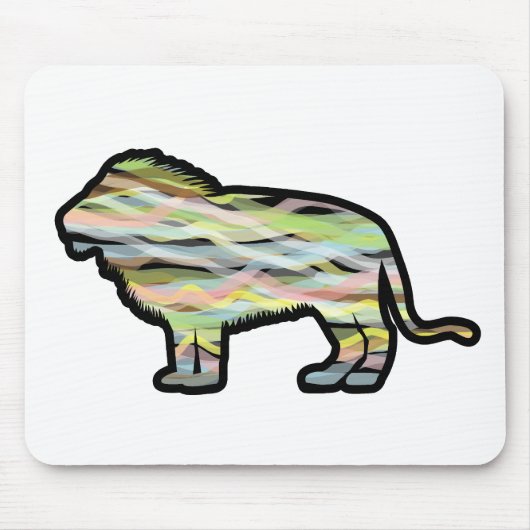 Tapis De Souris "Lion" Mousepad (Devant)