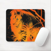 Tapis De Souris Lion Mousepad (Avec souris)