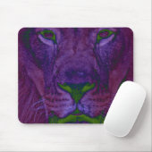 Tapis De Souris Lion Mousepad Abstrait (Avec souris)