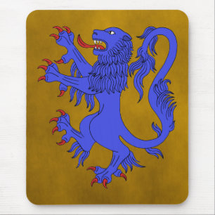 Tapis De Souris Lion Rampant Azure
