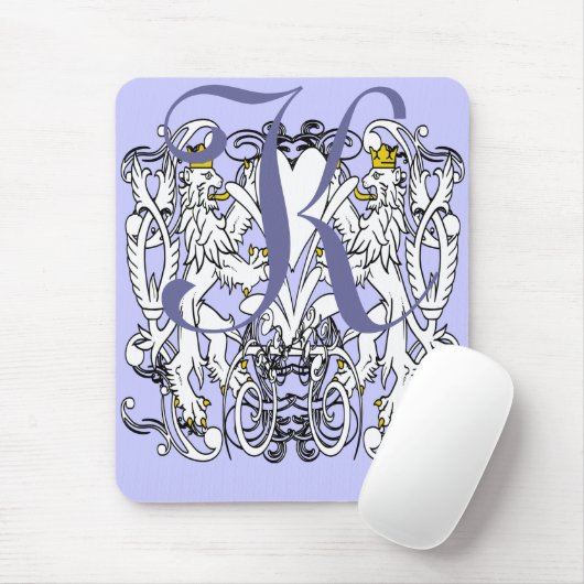 Tapis De Souris Lion Rampant Renaissance Mariage (Avec souris)