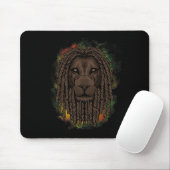 Tapis De Souris Lion Rasta Avec Dreads - Montrez Votre Fierté Et R (Avec souris)