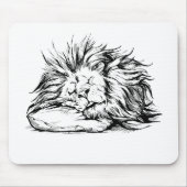 Tapis De Souris Lion-sommeil (Devant)