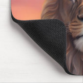 Tapis De Souris Lion sur la plage (Coin)