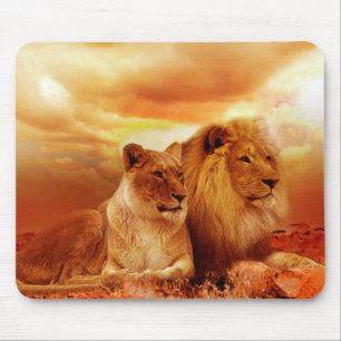 Tapis De Souris Lions