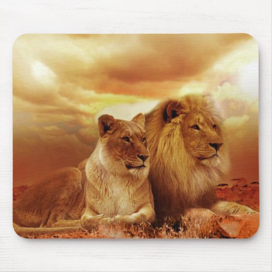 Tapis De Souris Lions (Devant)
