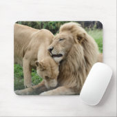 Tapis De Souris Lions d'amant (Avec souris)