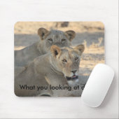 Tapis De Souris Lions drôles (Avec souris)
