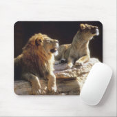 Tapis De Souris Lions Kenya de jungle (Avec souris)