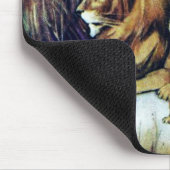 Tapis De Souris Lions vintages (Coin)