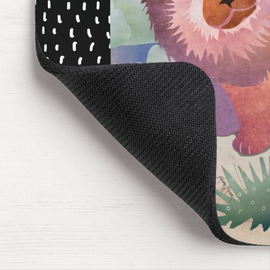 Tapis De Souris LIONZ AND DRAGONZ chow and cat - Mousepad (Coin)