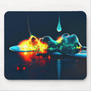 Tapis De Souris Liquide Luminescent qui Dégouline