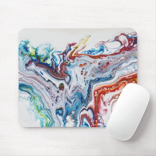 Tapis de souris liquide original d'art (Avec souris)