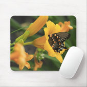 Tapis De Souris Lis de papillon (Avec souris)
