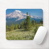 Tapis De Souris Lis des avalanches et Mont Rainier (Avec souris)