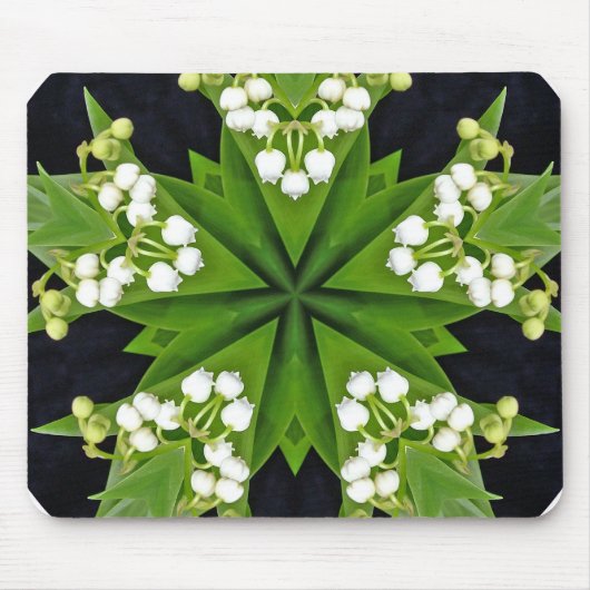 Tapis De Souris Lis du mandala de vallée (Devant)