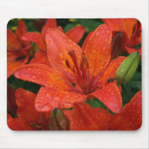 Tapis De Souris Lis orange Mousepad