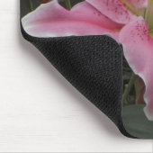 Tapis De Souris Lis rose Mousepad (Coin)