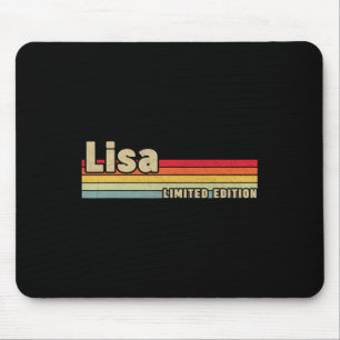 Tapis De Souris Lisa Nom cadeau Anniversaire Personnalisé Fun Chri