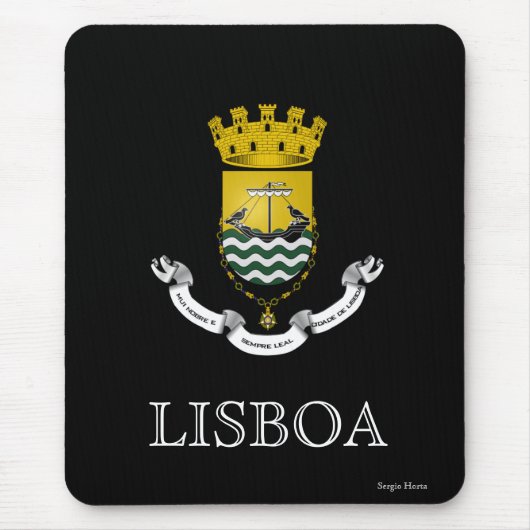 Tapis De Souris Lisbonne Mousepad (Devant)