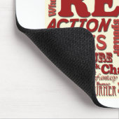 Tapis De Souris Lisez tous à son sujet rouge ! (Coin)