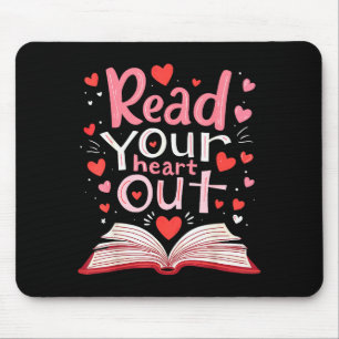 Tapis De Souris Lisez votre professeur de la Saint-Valentin à cœur