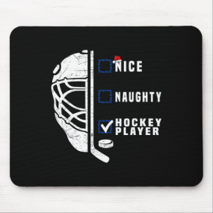 Tapis De Souris Liste de joueurs de hockey gentils et méchants Pèr