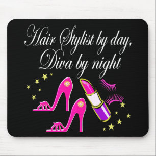 TAPIS DE SOURIS LISTE DES CHEVEUX PAR JOUR DIVA PAR NUIT