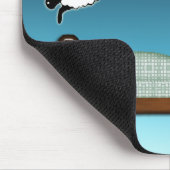Tapis De Souris Lit, ciel, et compte des moutons la nuit (Coin)