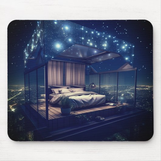 Tapis De Souris Lit Haut Effrayant (Devant)