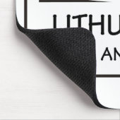 Tapis De Souris Lithuanien d'attitude (Coin)