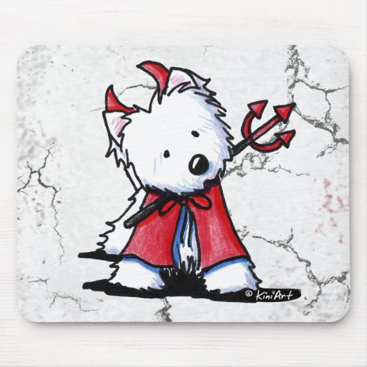 Tapis De Souris Little Devil Westie (Devant)