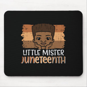 Tapis De Souris Little Mr JunetDix mignon Black Freedom Day Boys K