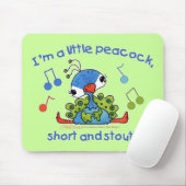 Tapis De Souris Little Peacock Short et Stout (Avec souris)