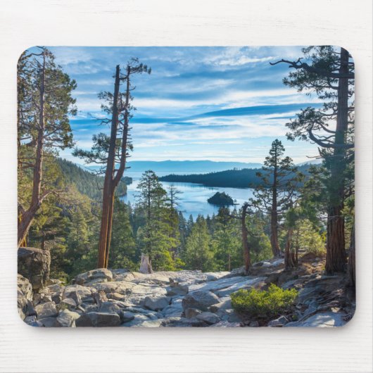 Tapis De Souris Littoral | Emerald Bay, Lake Tahoe, Californie (Devant)
