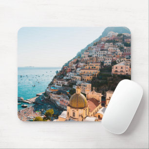 Tapis De Souris Littoral   Positano Italie, Village de Cliffside